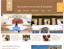 Tablet Screenshot of devonshire-house.uk.com